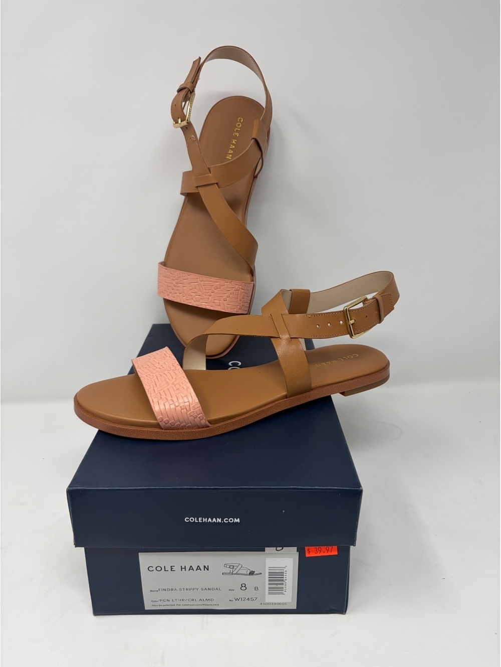 Cole Haan Findra Strappy Sandal Size 8 B